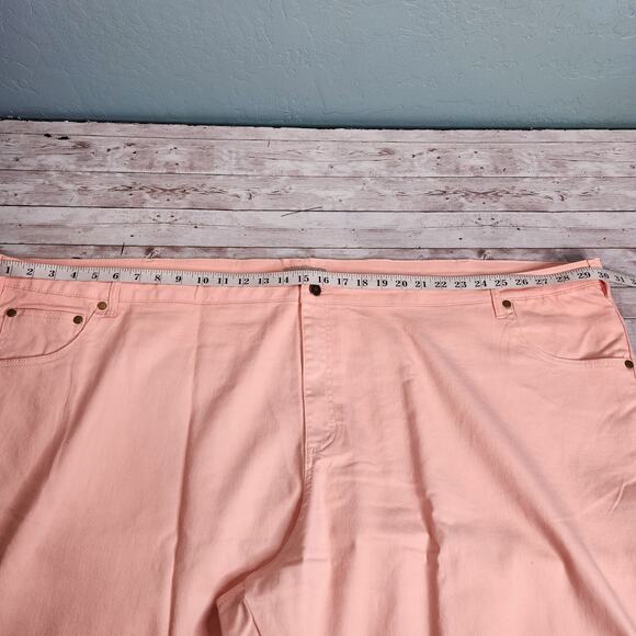 Woman Within Pink Straight Leg Jeans Size 38W NWT - Picture 4 of 7